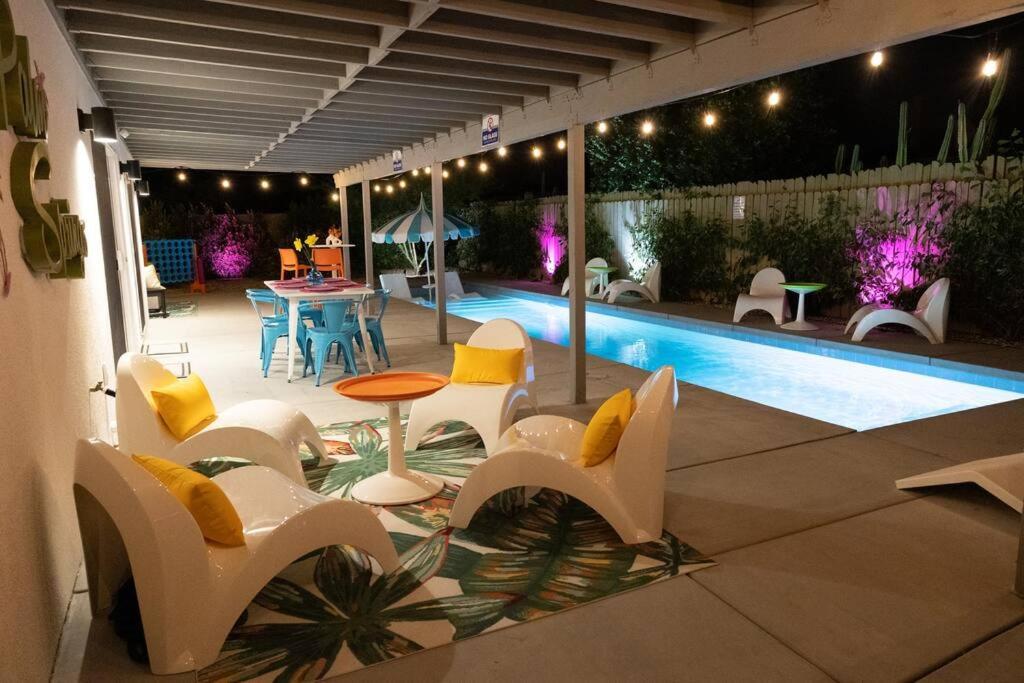 فيلا Casa Palmina An Mcm Oasis بالم سبرينغس المظهر الخارجي الصورة